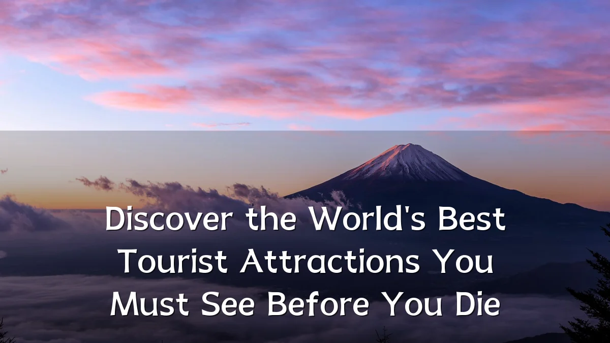 Discover the World's Best Tourist Attractions You Must See Before You Die