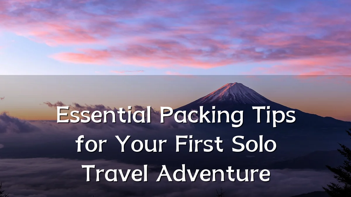 Essential Packing Tips for Your First Solo Travel Adventure