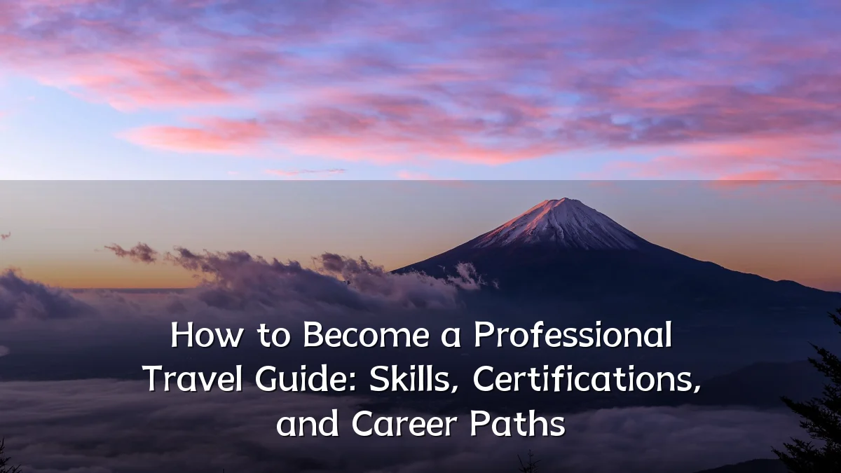 How to Become a Professional Travel Guide: Skills, Certifications, and Career Paths