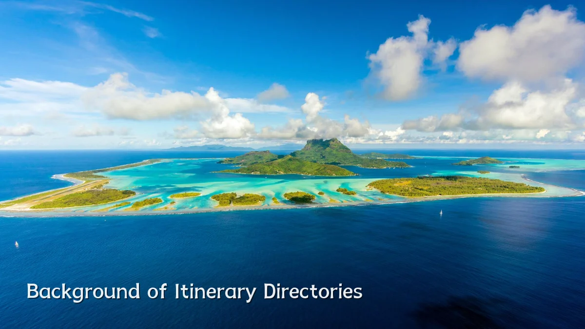Background of Itinerary Directories