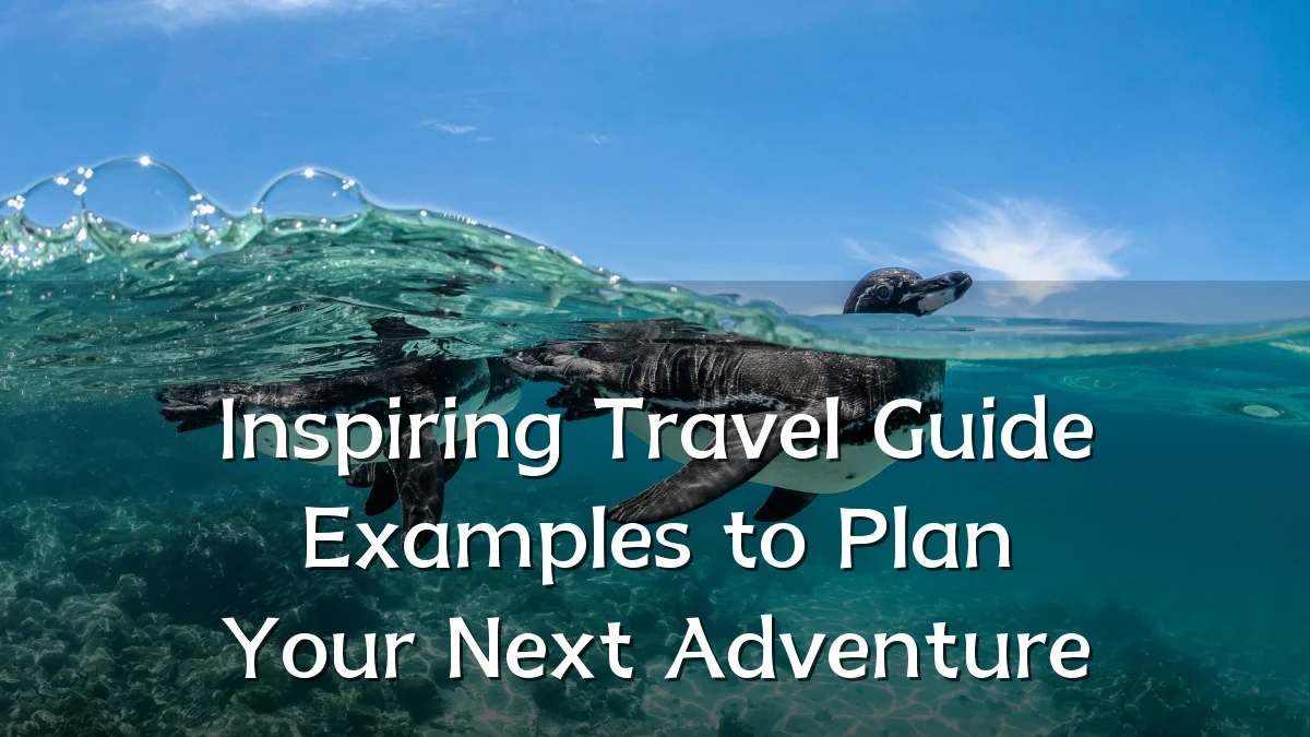 Inspiring Travel Guide Examples to Plan Your Next Adventure