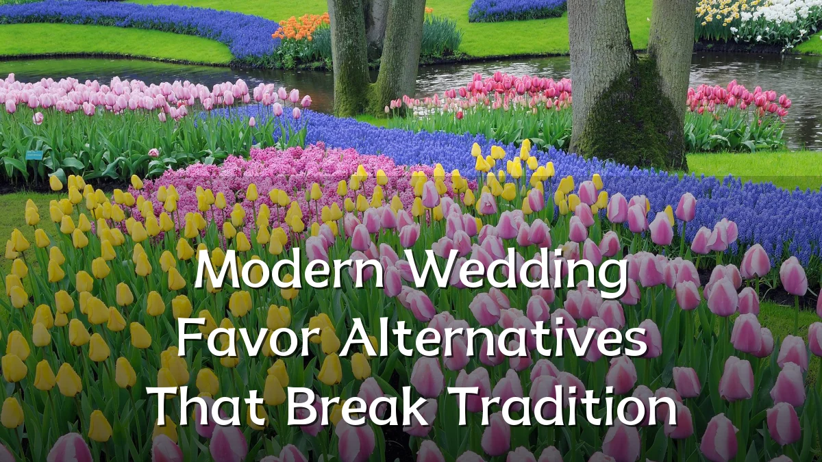 Modern Wedding Favor Alternatives That Break Tradition