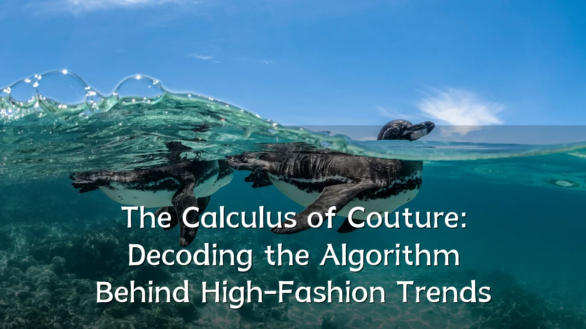 The Calculus of Couture: Decoding the Algorithm Behind High-Fashion Trends
