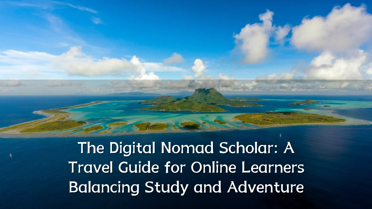 The Digital Nomad Scholar: A Travel Guide for Online Learners Balancing Study and Adventure