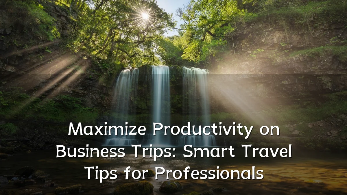 Maximize Productivity on Business Trips: Smart Travel Tips for Professionals