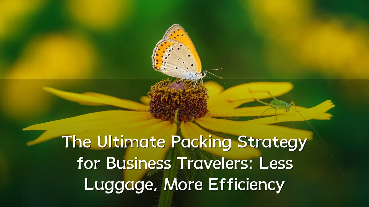 The Ultimate Packing Strategy for Business Travelers: Less Luggage, More Efficiency