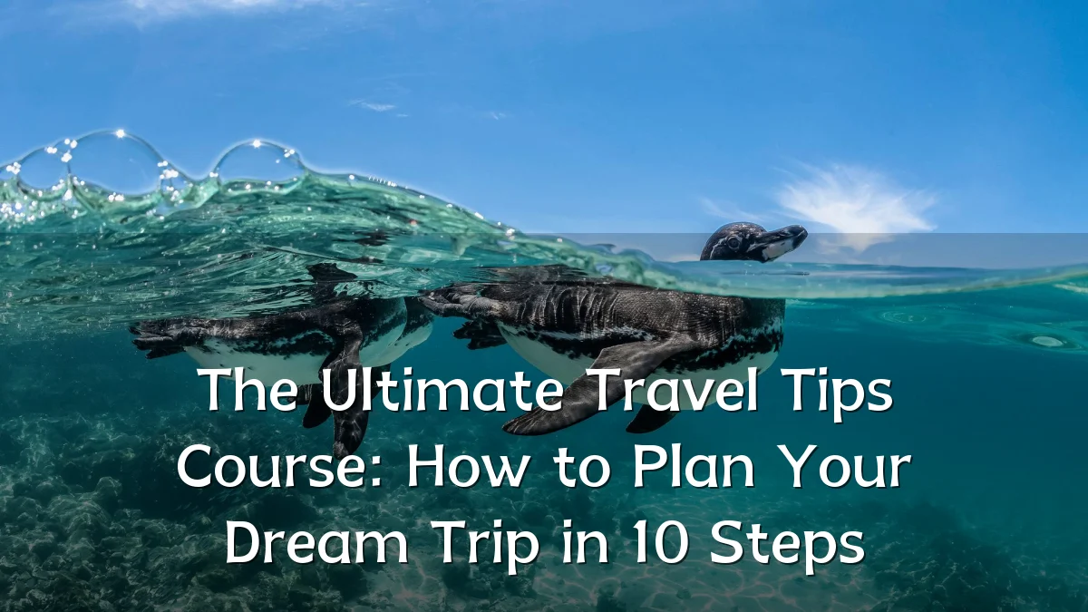 The Ultimate Travel Tips Course: How to Plan Your Dream Trip in 10 Steps